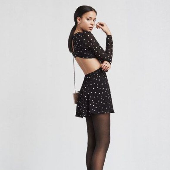 Reformation Scotch Dress in Stargazer - Picture 4 of 12